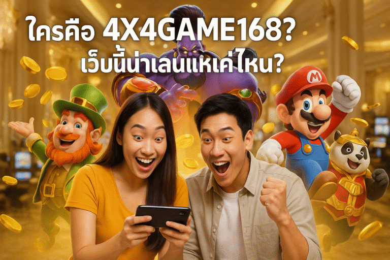 ใครคือ 4X4GAME168? เว็บนี้น่าเล่นแค่ไหน?