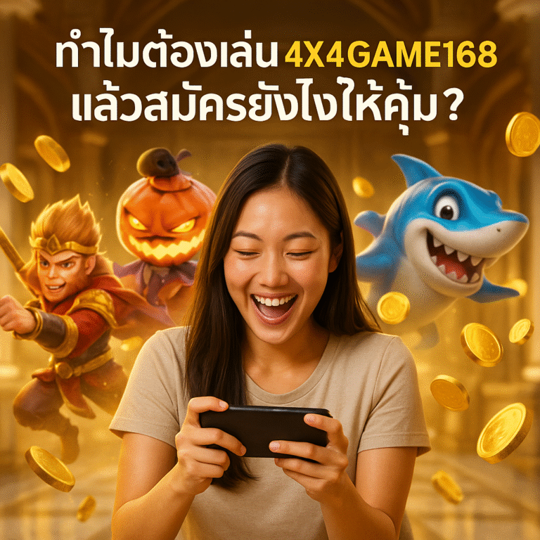 ทำไมต้องเล่น 4X4GAME168 แล้วสมัครยังไงให้คุ้ม?