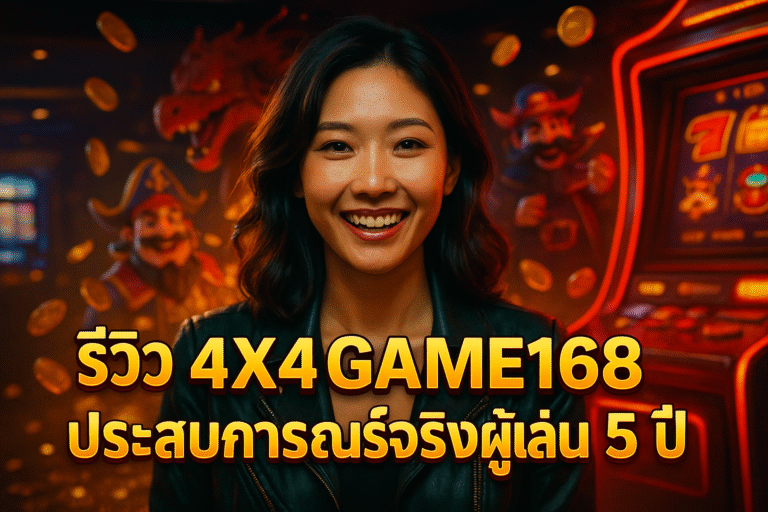 รีวิว 4X4GAME168 ประสบการณ์จริงผู้เล่น 5 ปี