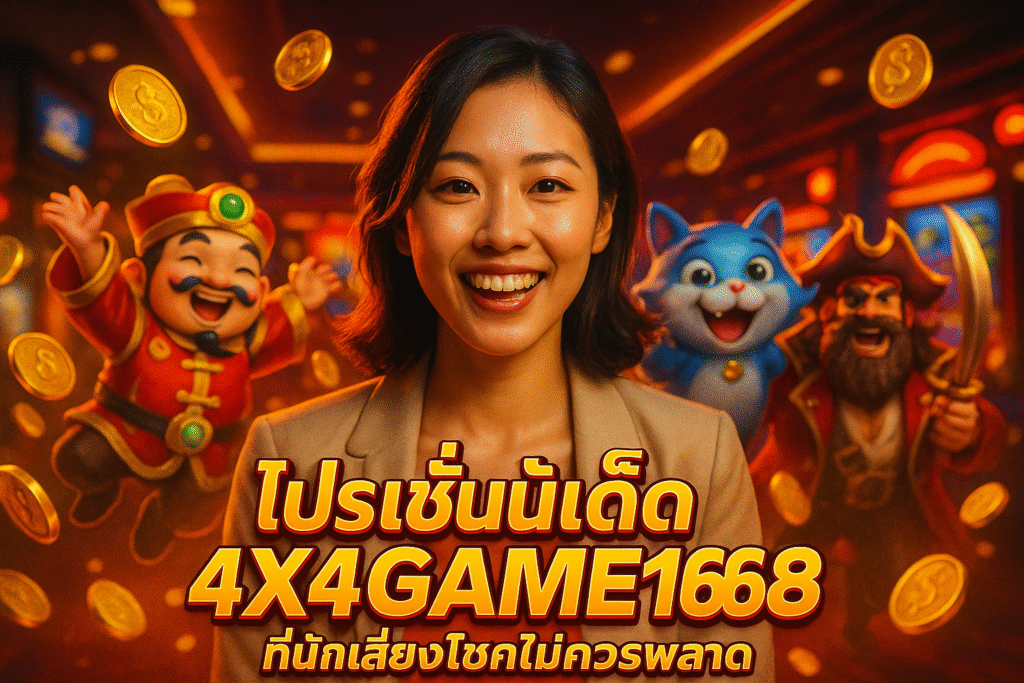 โปรโมชั่นเด็ด 4X4GAME168 ที่นักเสี่ยงโชคไม่ควรพลาด