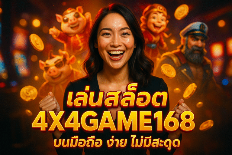 เล่นสล็อต 4X4GAME168 บนมือถือ ง่าย ไม่มีสะดุด