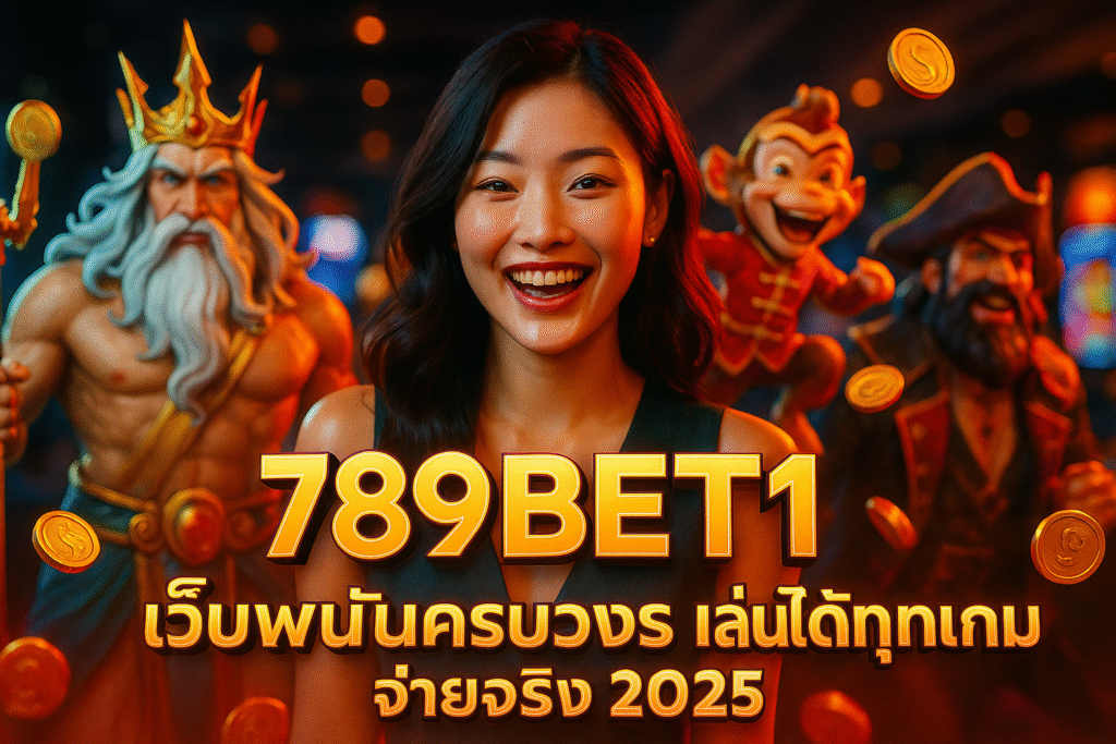789BET1 เว็บพนันครบวงจร เล่นได้ทุกเกม จ่ายจริง 2025